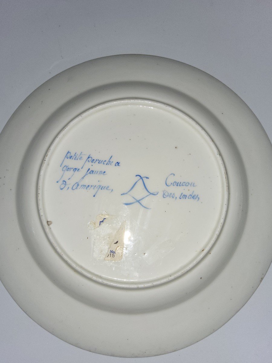 Vincennes Sevres Porcelain Plate