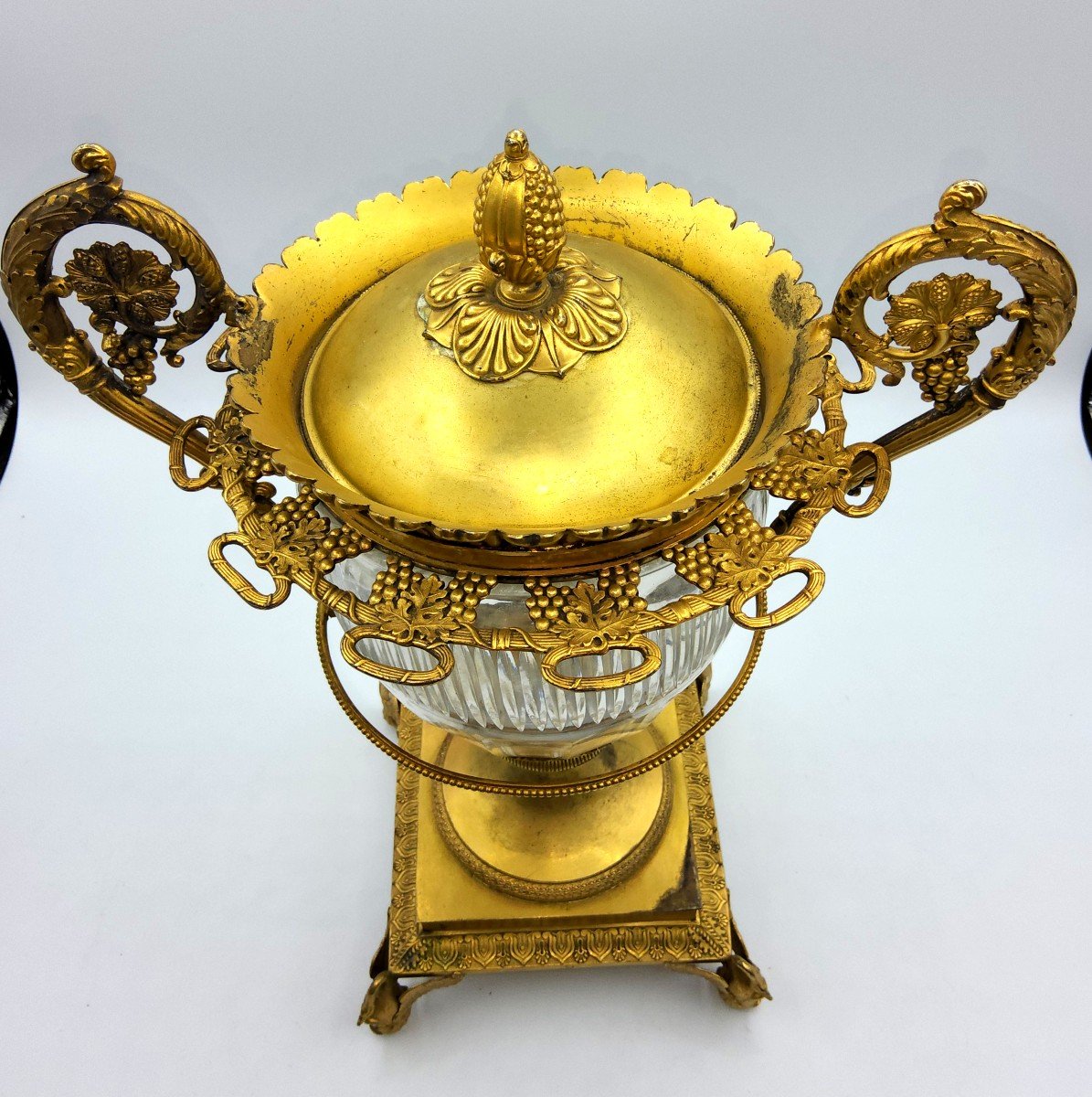 Antique French Silver Gilded Centerpiece
